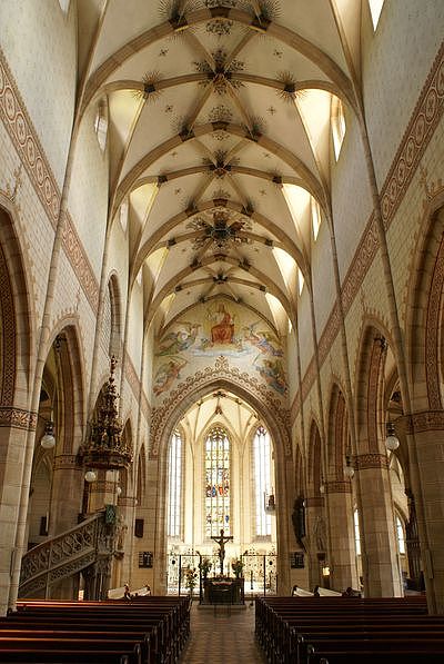 Stadtmodell Urach Amanduskirche seit 1489 