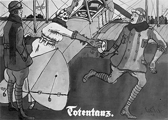 "Totentanz", 1918 (Staatsarchiv Sigmaringen N 1/85 T 1 Nr. 3)