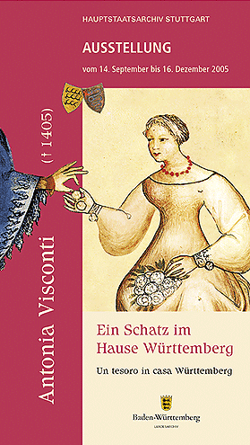 Austellungsplakat zu Antonia Visconti