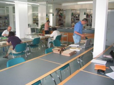 Lesesaal im Staatsarchiv Ludwigsburg. Aufnahme: Staatsarchiv Ludwigsburg