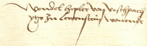 Unterschrift Hiplers 