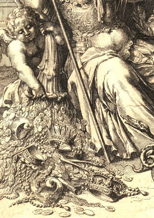 Putto mit F�llhorn