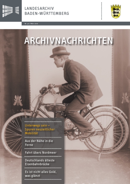 Cover Archivnachrichten Nr. 40
