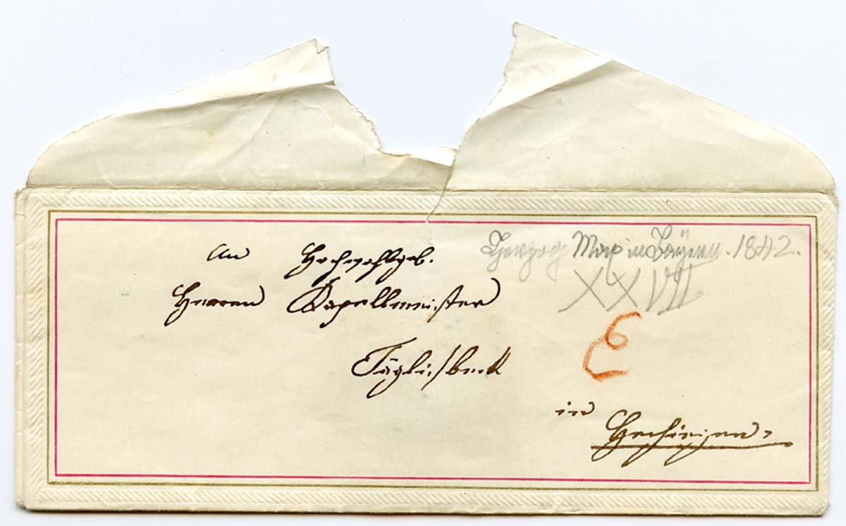 Brief von Maximilian Herzog in Bayern an Thomas T�glichsbeck(Staatsarchiv Sigmaringen N 1/72 T 1 Nr. 132)