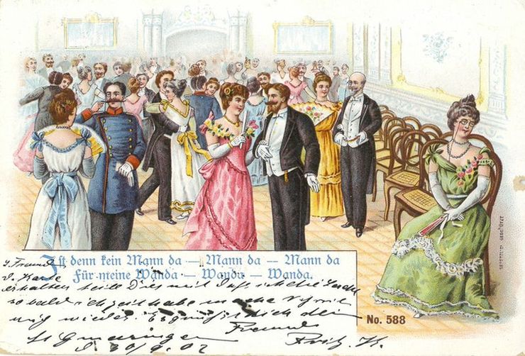 Ballszene, ca. 1902 (Staatsarchiv Sigmaringen N 1/78 T 1 Nr. 1043)