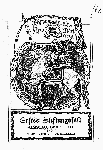 Plakat der Einladung zum 1. Stiftungsfest des Schwabenverein New York, 1931