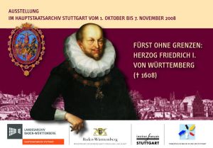 Flyer zur Ausstellung über Herzog Friedrich I.