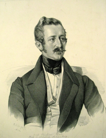 Portrait des Fürsten Ernst I. zu Hohenlohe-Langenburg