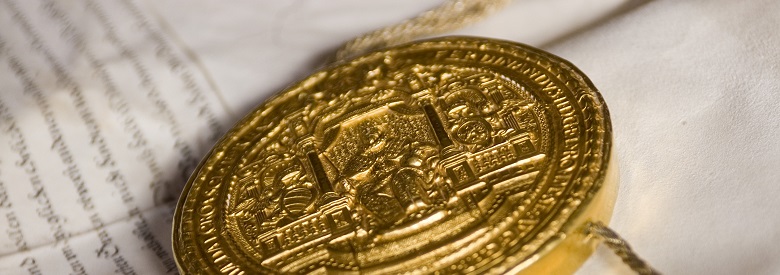 Siegel am Diplom zur Fürstenerhebung der Grafen von Hohenzollern, 1623