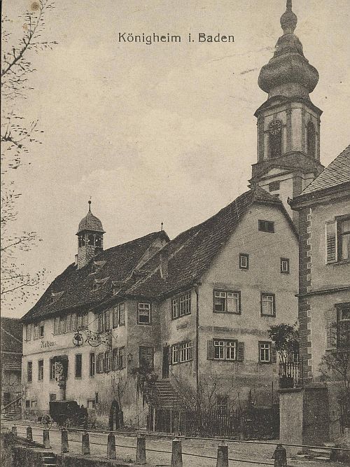 Königheim, Rathaus (Vorlage: LABW StAWt A-60 Nr. 401)