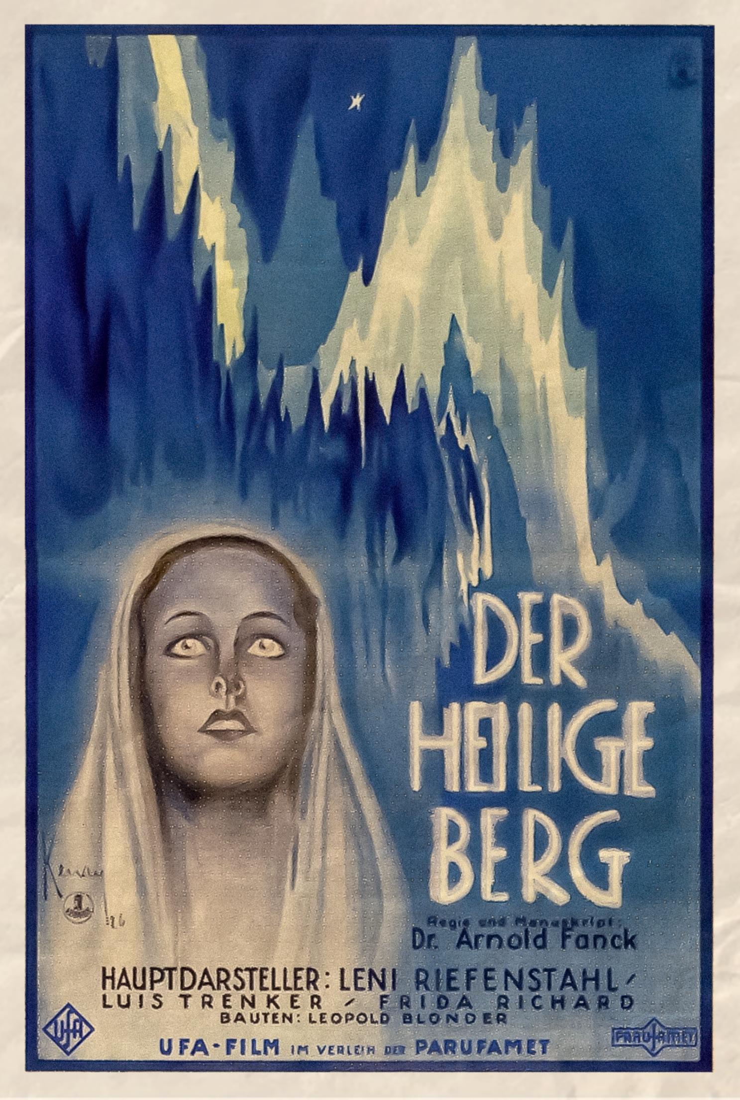 Filmplakat Der Heilige Berg