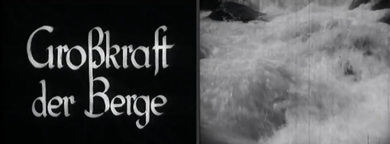 Filmplakat Großkraft der Berge