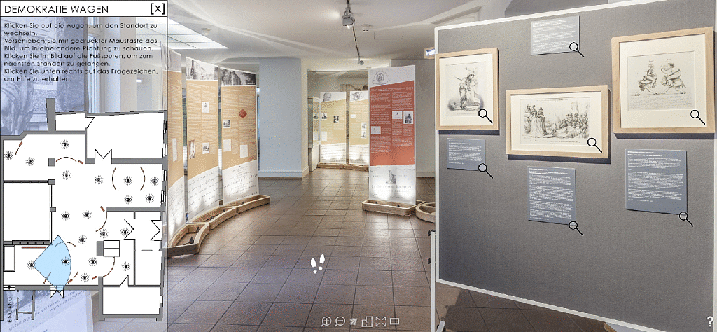 Ausstellung &bdquo;Demokratie wagen&ldquo; als virtueller Rundgang