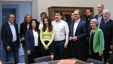 Dokumentationsstelle Rechtsextremismus;
Besuch von Politikern der Grünen;
Indexbild 375x212 pixel