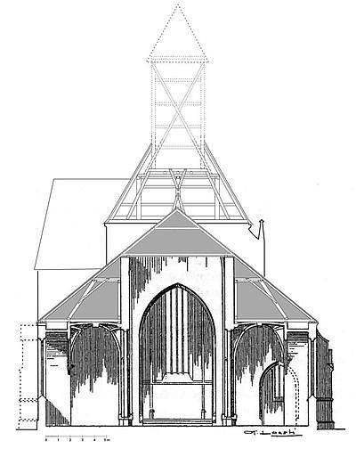 Stadtmodell Urach Amanduskirche QS 1483-89