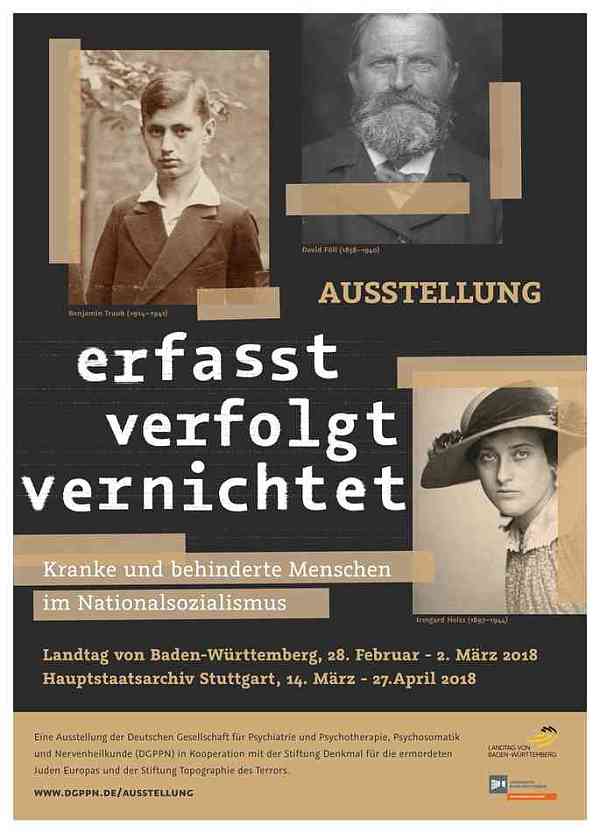 Ausstellung erfasst, verfolgt, vernichtet. Kranke und behinderte Menschen im Nationalsozialismus ...