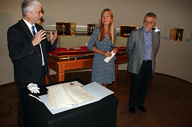 Präsentation des Verfassungsentwurfs im Haus der Geschichte 