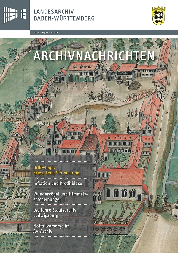 Archivnachrichten Nr. 57 (Titelseite)