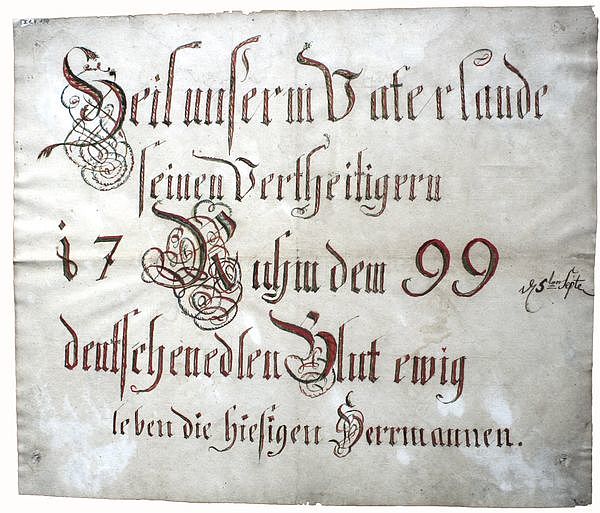 Plakat Landsturm (Vorlage: Stadtarchiv Stadtprozelten)