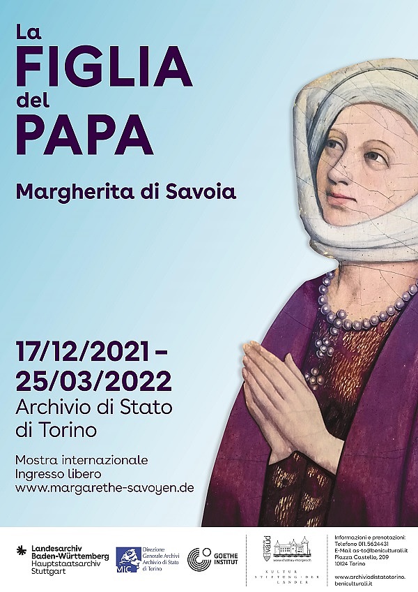 Plakat Margarethe von Savoyen Turin
