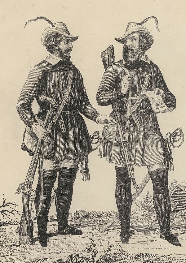 Gustav Struve und Friedrich Hecker;
Quellensammlung Badische Revolution 1848/49;
J-G_H 3 (Ausschnitt);
600x850 pixel
Nachricht