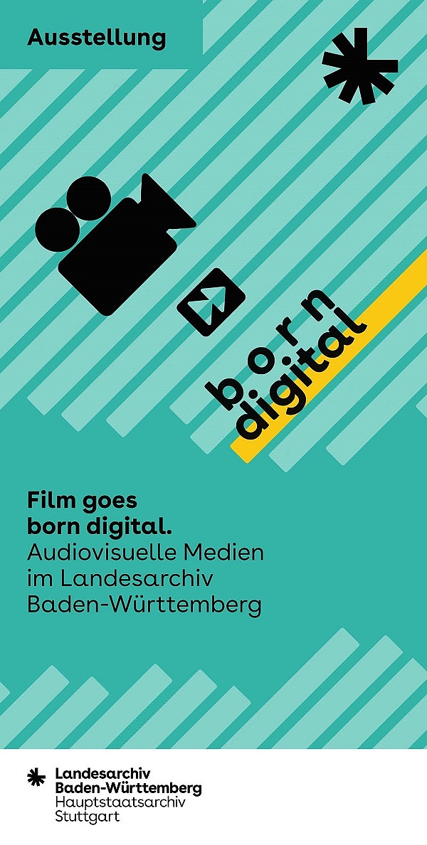 Audiovisuelle Ausstellung im Hauptstaatsarchiv Stuttgart, Flyermotiv
