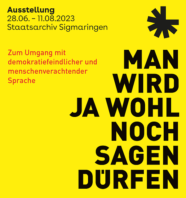 Plakat demokratiefeindliche Begriffe (StAS)