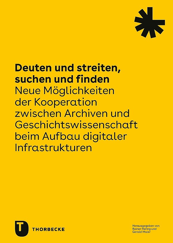 Cover Tagungsband zum Historikertag - Deuten und streiten, suchen und finden