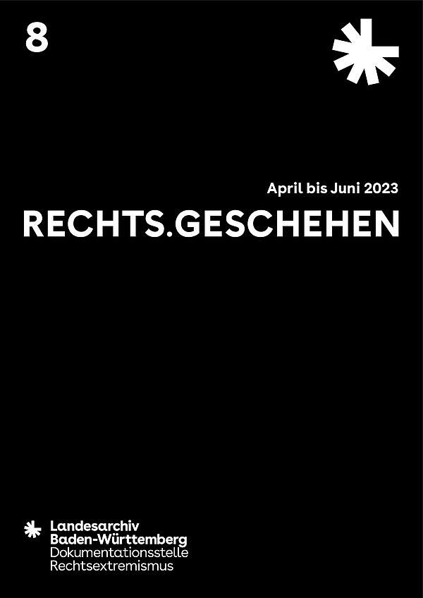 Cover der 8. Ausgabe von RECHTS.GESCHEHEN.