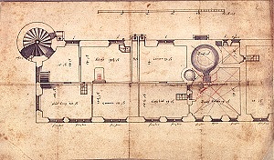 Schickardt dokumentiert die Bauarbeiten am Schloss Horburg 1596.