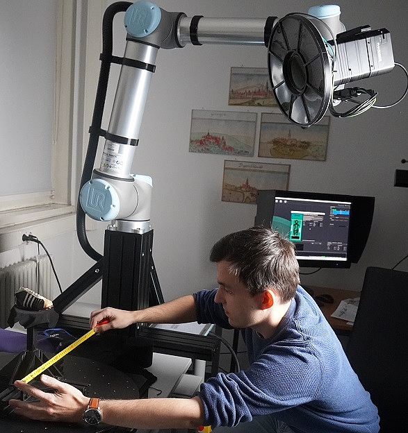 Schurig beim Scan