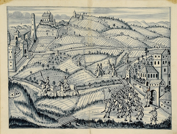 Kopie der Weißenauer Chronik von Sebastian Abt, 1725. Vorlage: LABW, HStAS B 523 Bd. 58 Bl. 6.