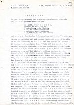 Mitschrift der Vernehmung von Dr. phil. August Becker, Seite 1: Vergrößerte Ansicht