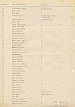 Transportliste der männlichen Pfleglinge, Seite 2:Vergrößerte Ansicht